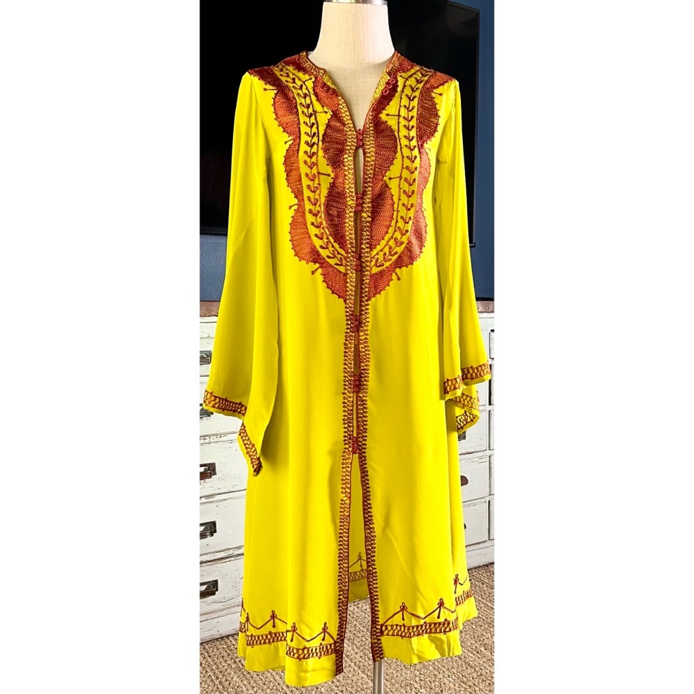 Fil De Vie Edith Kaftan Dress XS
